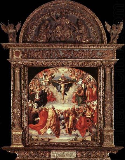 Albrecht Durer The Adoration of the Holy Trinity china oil painting image